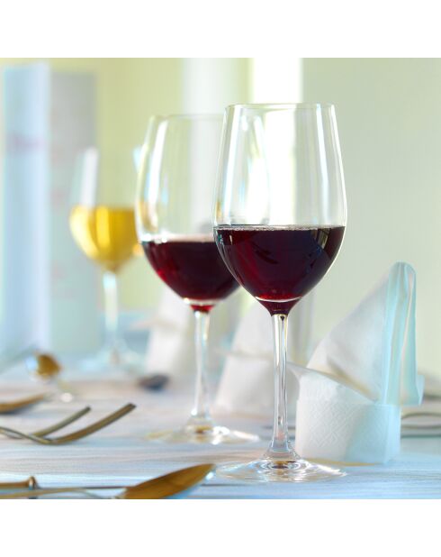 6 Verres à vin Classic transparents - 45 cl