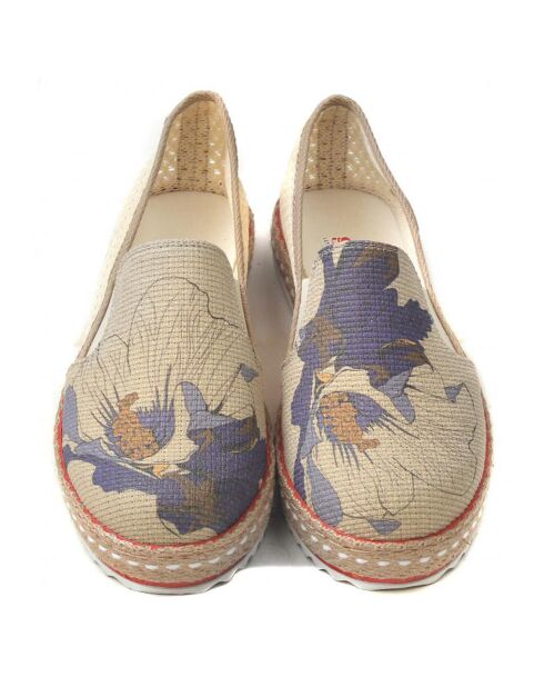 Espadrilles Delie multicolores - Talon 2.6 cm