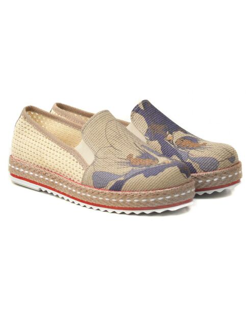 Espadrilles Delie multicolores - Talon 2.6 cm