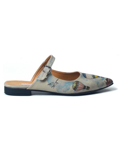 Mules Coralie multicolores