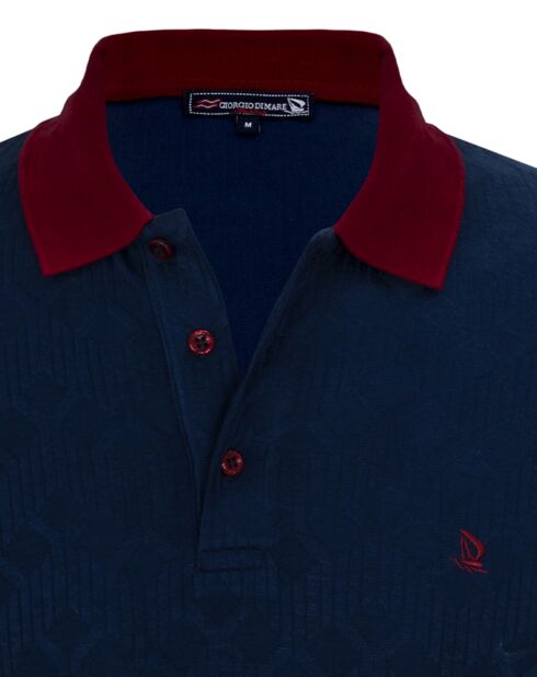 Polo Hugo bleu marine