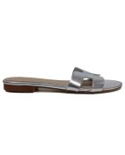 Mules de piel Diana Silver