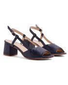 Sandali Marine Lina in pelle - tacco 5,5 cm