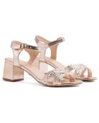 Sandales en Cuir Ella dorées - Talon 5.5 cm