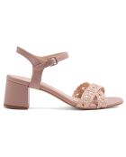 Sandales en Cuir Ella nude - Talon 5.5 cm