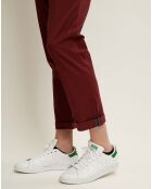 Pantalon Slim Gabriel bordeaux