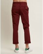 Pantalon Slim Gabriel bordeaux