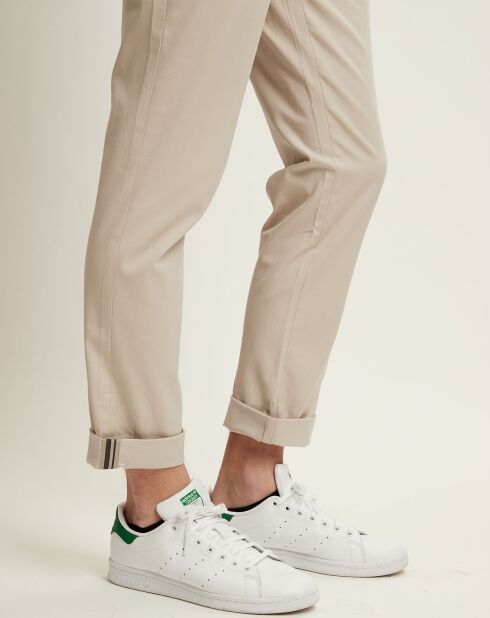 Pantalones ajustados beige Amir