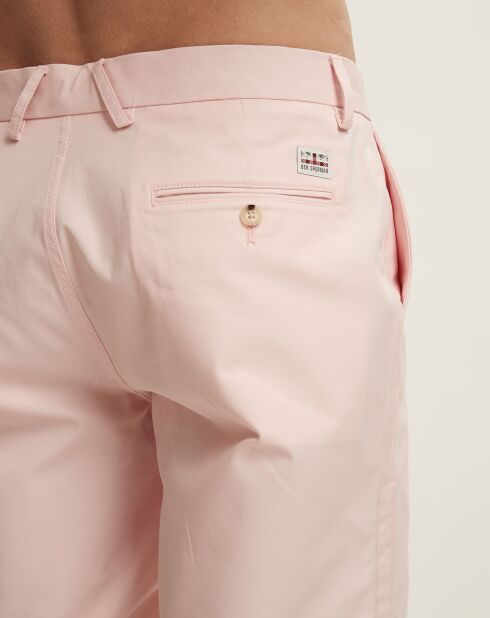 Lichtroze slimshort Liam