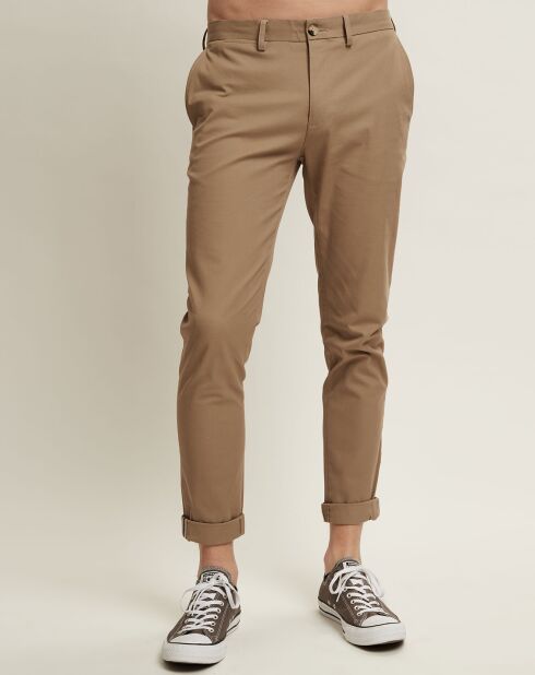 Pantalon Skinny Marius camel