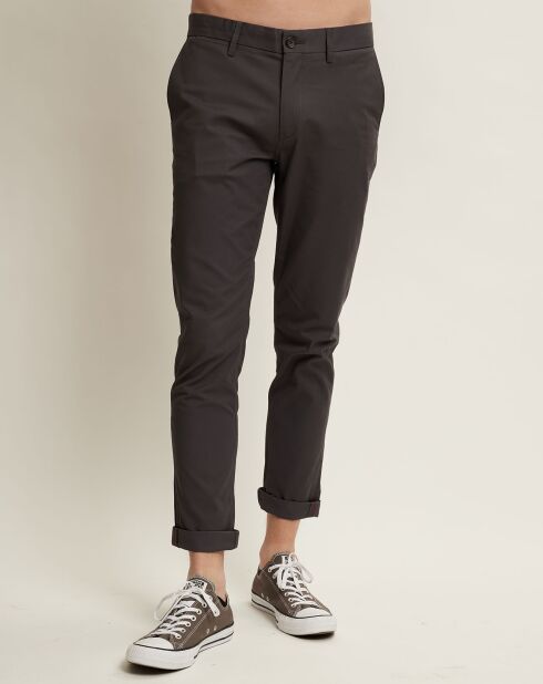 Pantalones ajustados Arthur de color gris oscuro