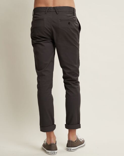Pantalones ajustados Arthur de color gris oscuro