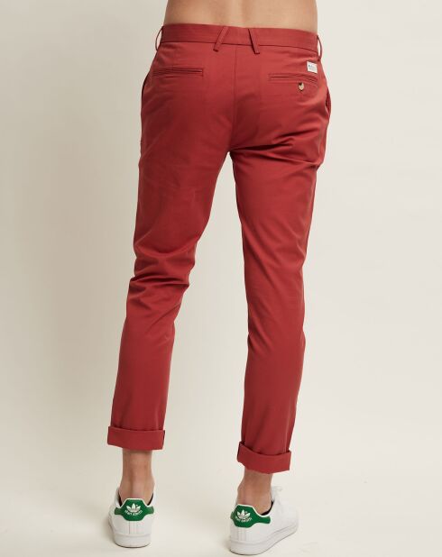 Pantalón ajustado Marius de teracotta
