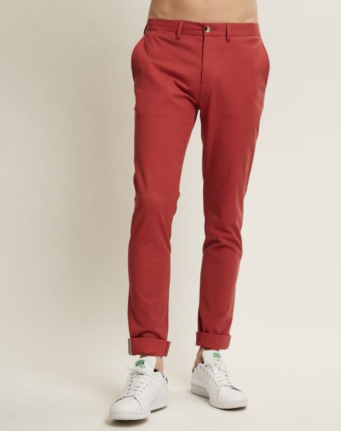 Nolan Teracotta Skinny-Hose