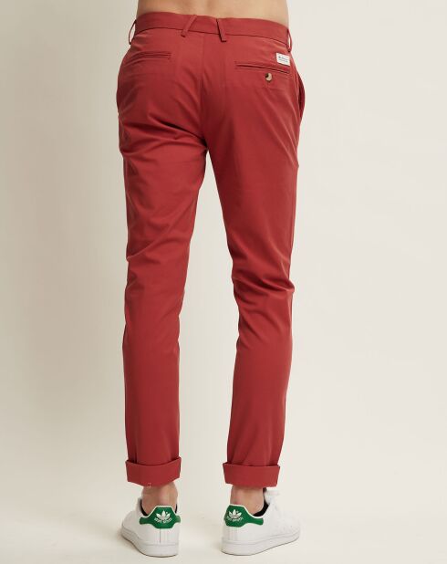 Nolan Teracotta Skinny-Hose