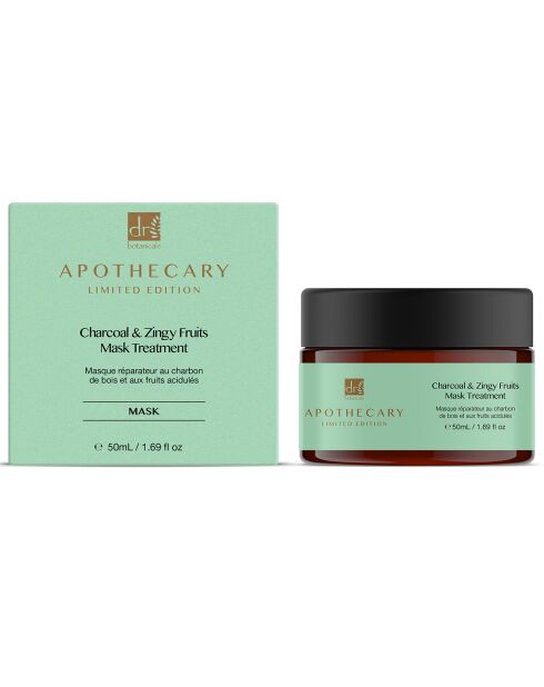 Masque réparateur au charbon et aux fruits acidulés - 50 ml