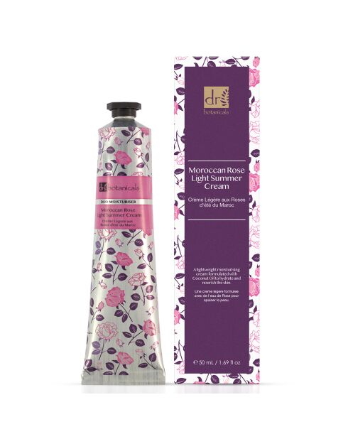 Crème apaisante pour le visage à la Rose du Maroc - 50 ml