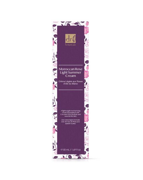 Crème apaisante pour le visage à la Rose du Maroc - 50 ml