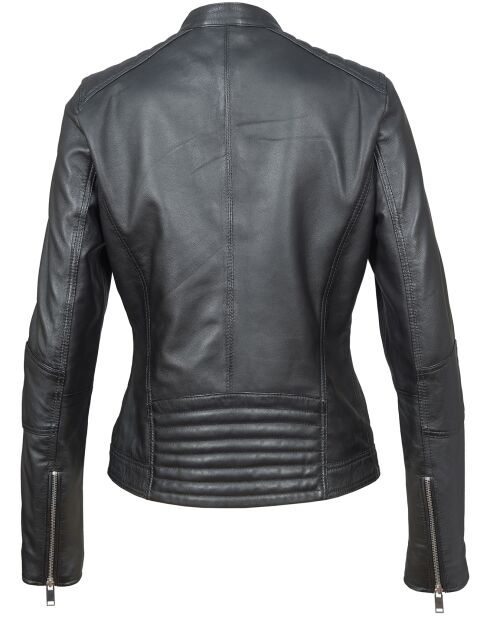 Schwarze Attila Lederjacke