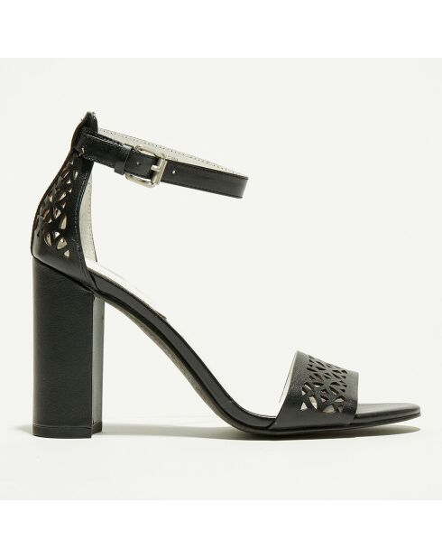 Sandales en Cuir Joey noires - Talon 9.5 cm