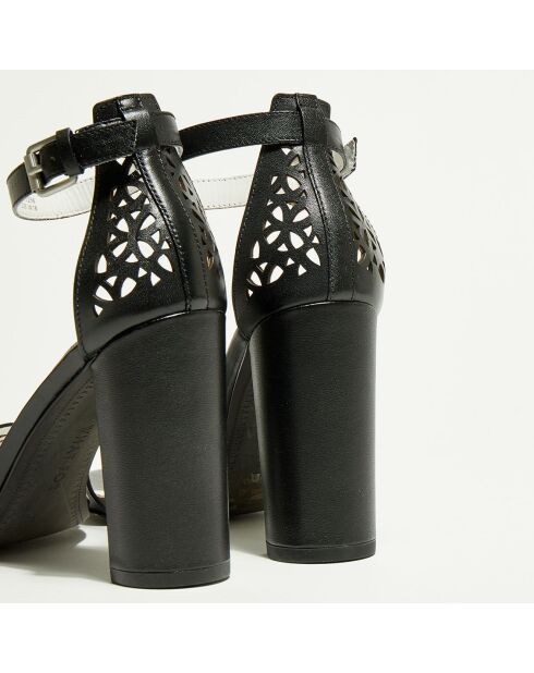 Sandales en Cuir Joey noires - Talon 9.5 cm