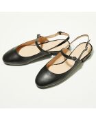 Slingback en Cuir Berenice noires