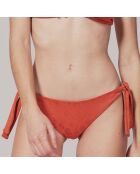 Bas de Maillot réversible Dune ocre/léopard