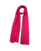 Camelia rode katoenen Jazzy stola - 70x210 cm