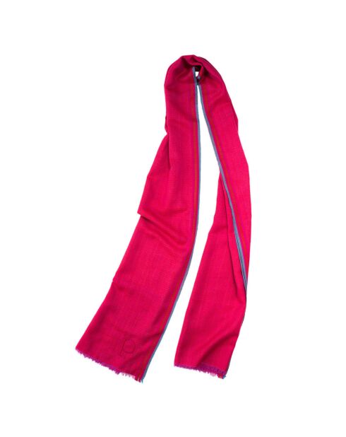 Camelia rode katoenen Jazzy stola - 70x210 cm