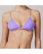 Haut de Maillot triangle Jeny lilas