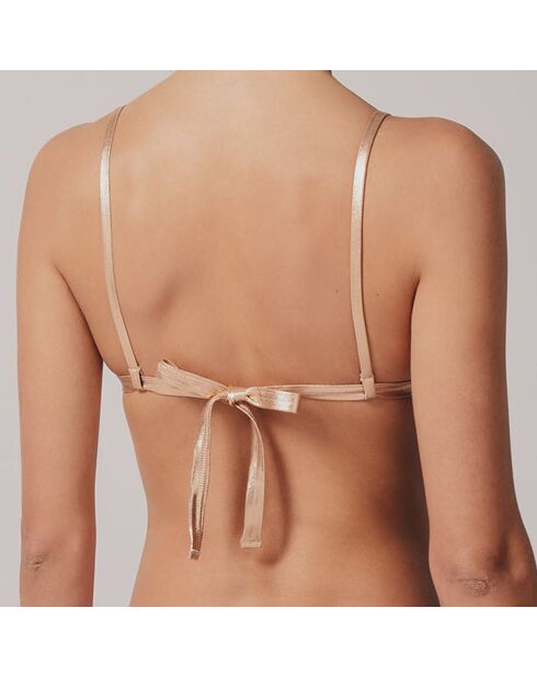 Top de bikini triangular lila Jeny