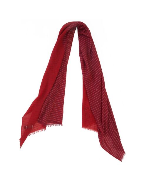 Étole Migo en Coton rouge - 70x180 cm