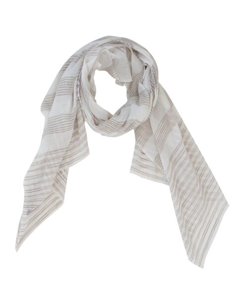Étole Nino en Coton beige - 75x200 cm