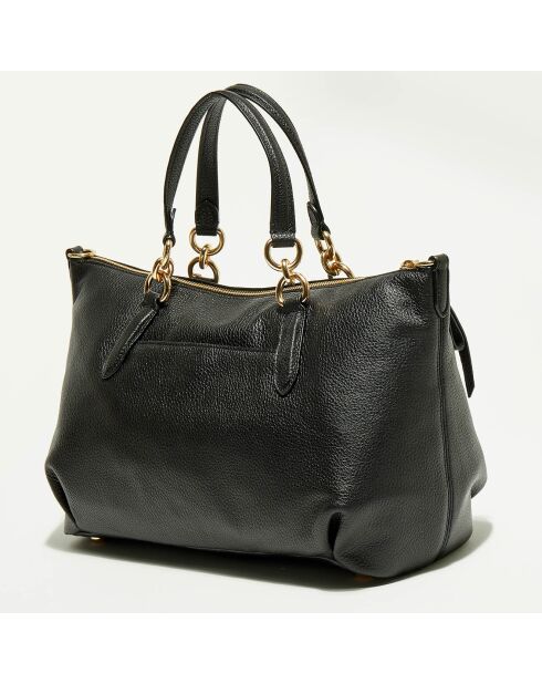 Sac à main en Cuir Ally noir - 21.9x13.5x36.9 cm