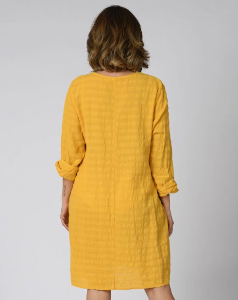 Robe Margo moutarde