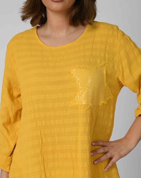 Robe Margo moutarde