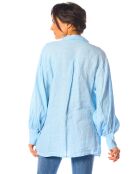 Chemise 100% Lin Lotus bleu ciel