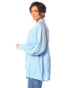 Chemise 100% Lin Lotus bleu ciel