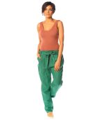 Pantalon 100% Lin Gesse vert