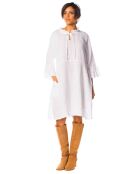 Robe 100% Lin Carline blanche