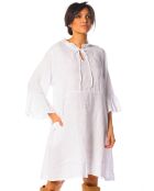 Robe 100% Lin Carline blanche