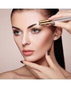 Roze mini-epilator voor gezicht en wenkbrauwen