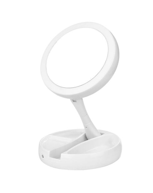 Miroir Lumineux Grossissant blanc