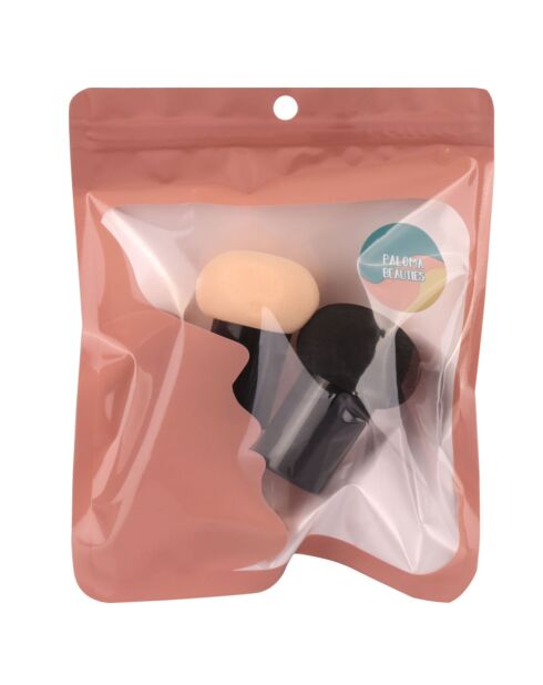 2 Eponges Maquillage multicolores