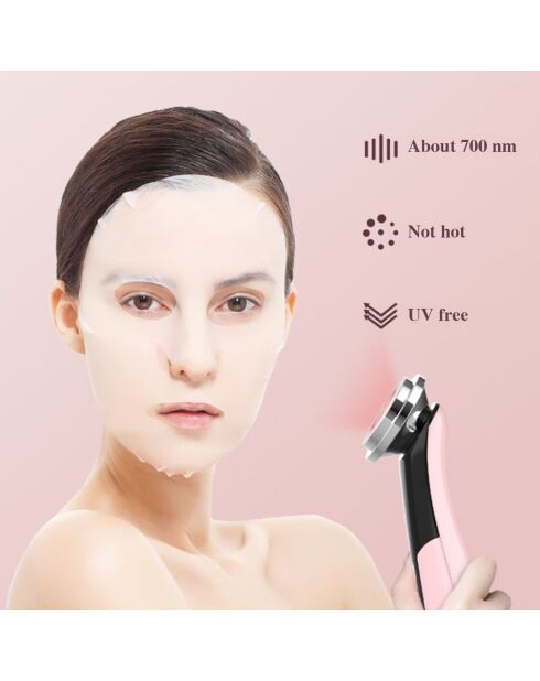 Radiofréquence Facial rechargeable rose