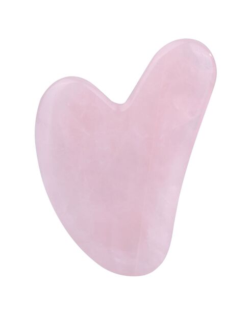 Gua Sha en Jade rose