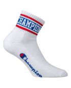 Chaussettes Rochester rouge/blanc