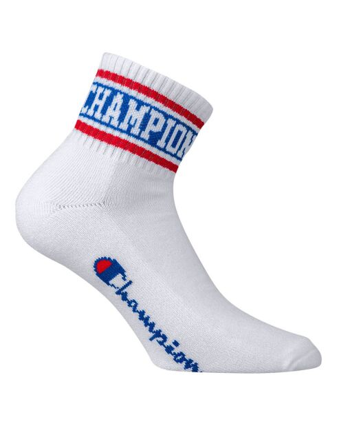 Chaussettes Rochester rouge/blanc