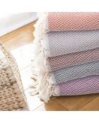 Plaid en Laine & Coton Aspen taupe - 130x170 cm