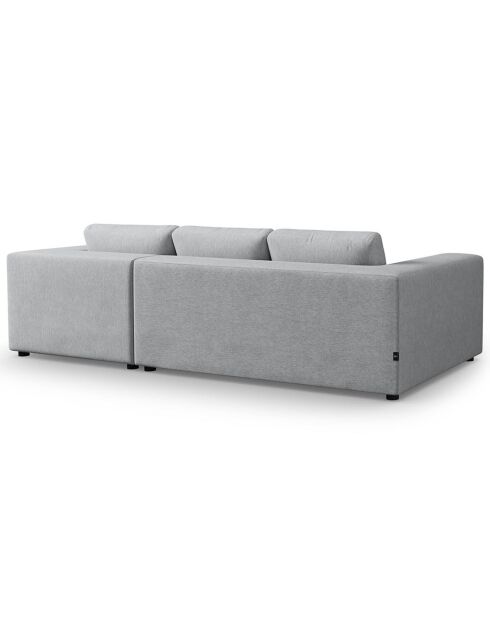 Trendiges 5-Sitzer-Ecksofa, hellgrau, für rechts, 282 x 174 x 72 cm